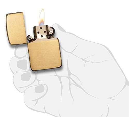 Brushed Brass Pocket Lighter Q962872