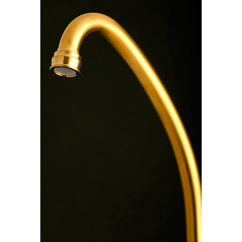 Polished Chrome 2-Handle Wall Mount Kitchen Faucet A80224