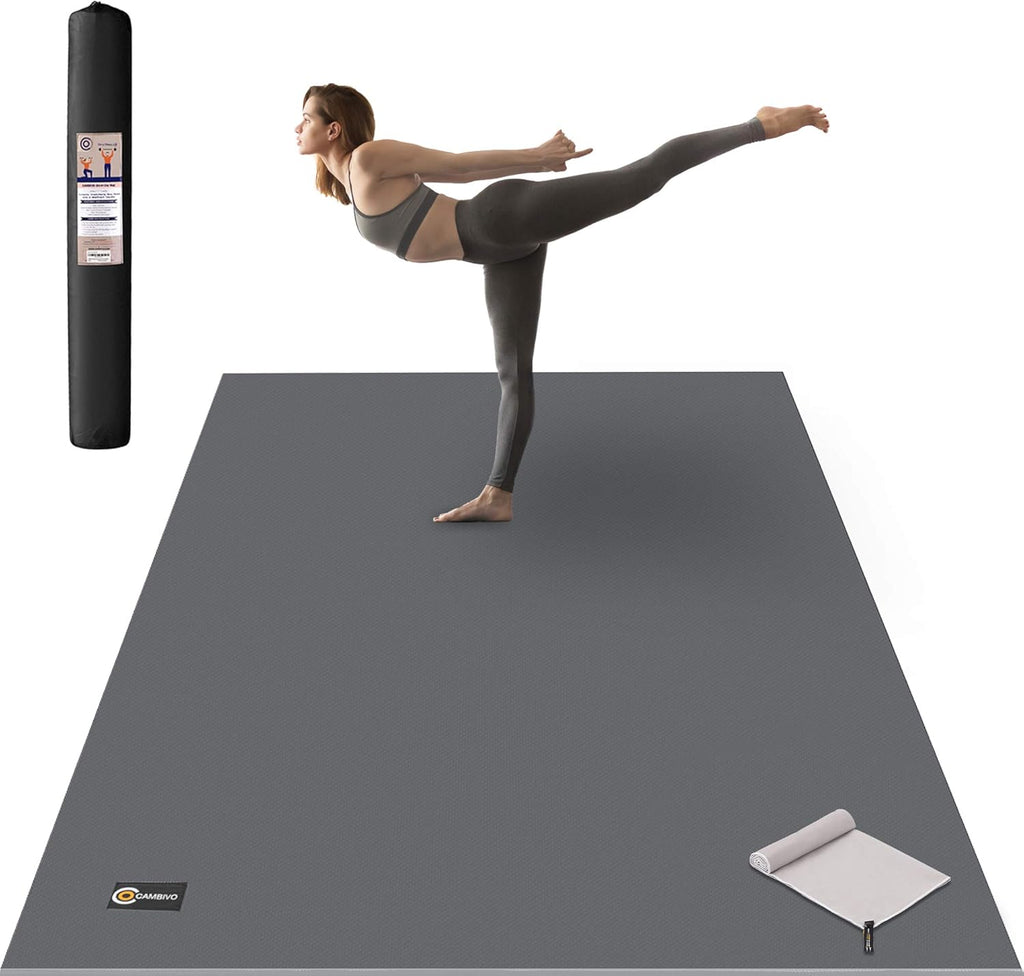 Large Non Slip Yoga Mat 6'x 4'x 8 mm N13936