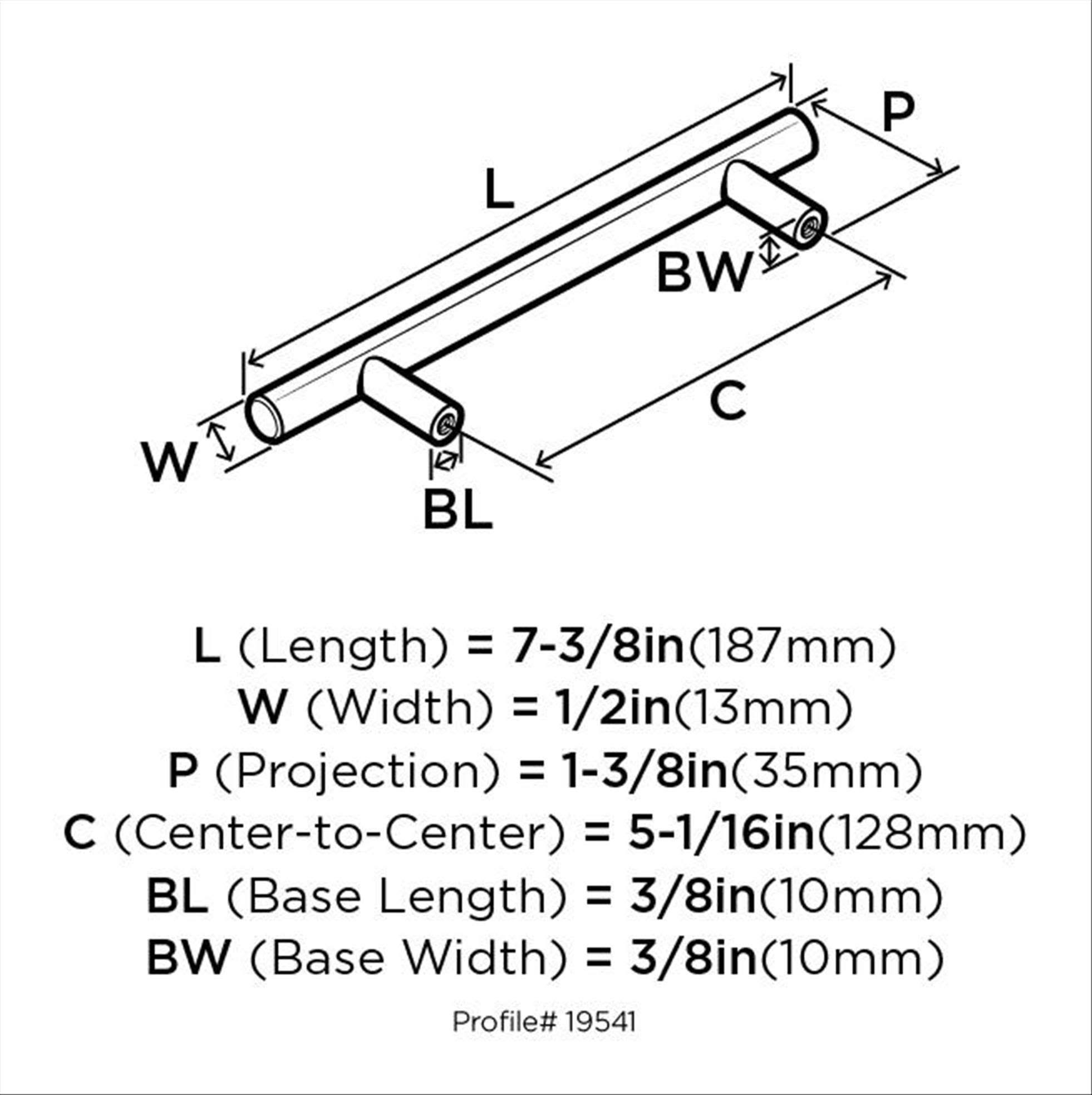 10 Pack Oil-Rubbed Bronze Cabinet Pull Q61371