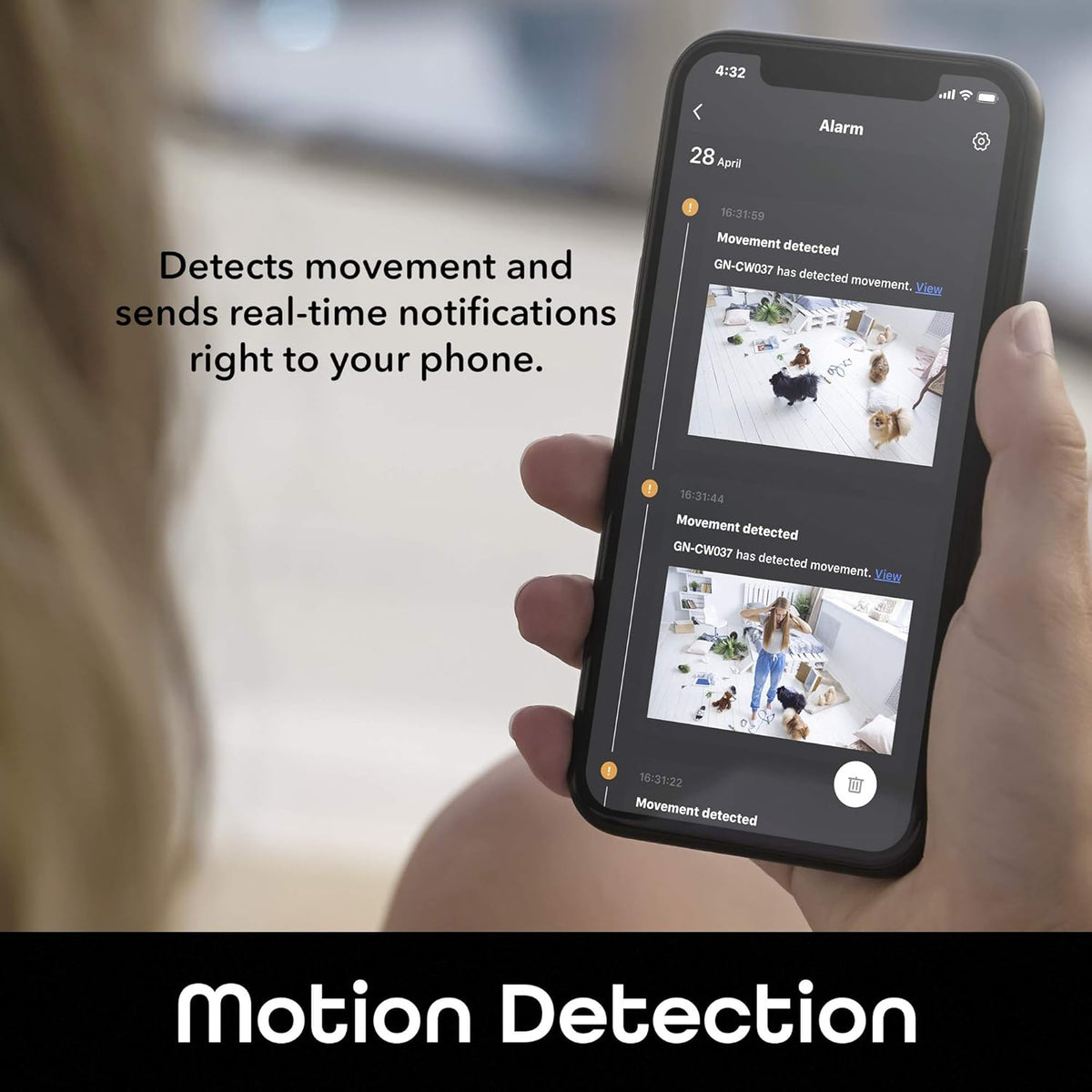 WiFi Indoor Smart Security Camera with Mounting Kit S189