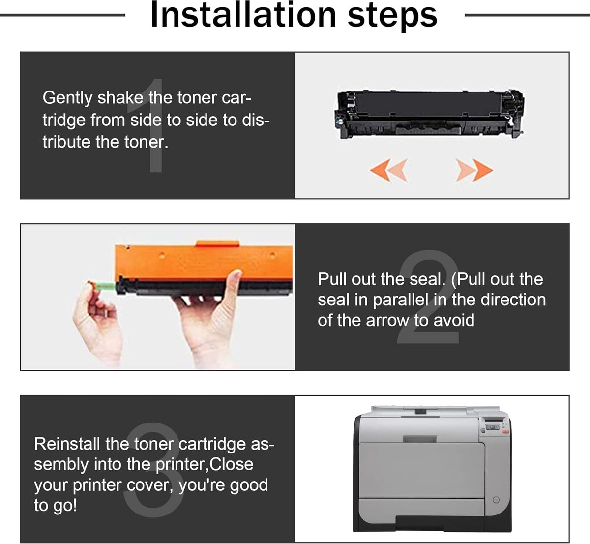 High Yield Yellow Toner Cartridge for HP CP2025 CM2320 Printer W385