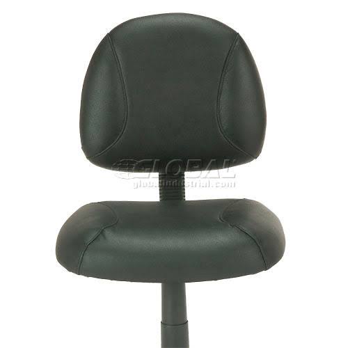 Black Leather Task Chair E73207