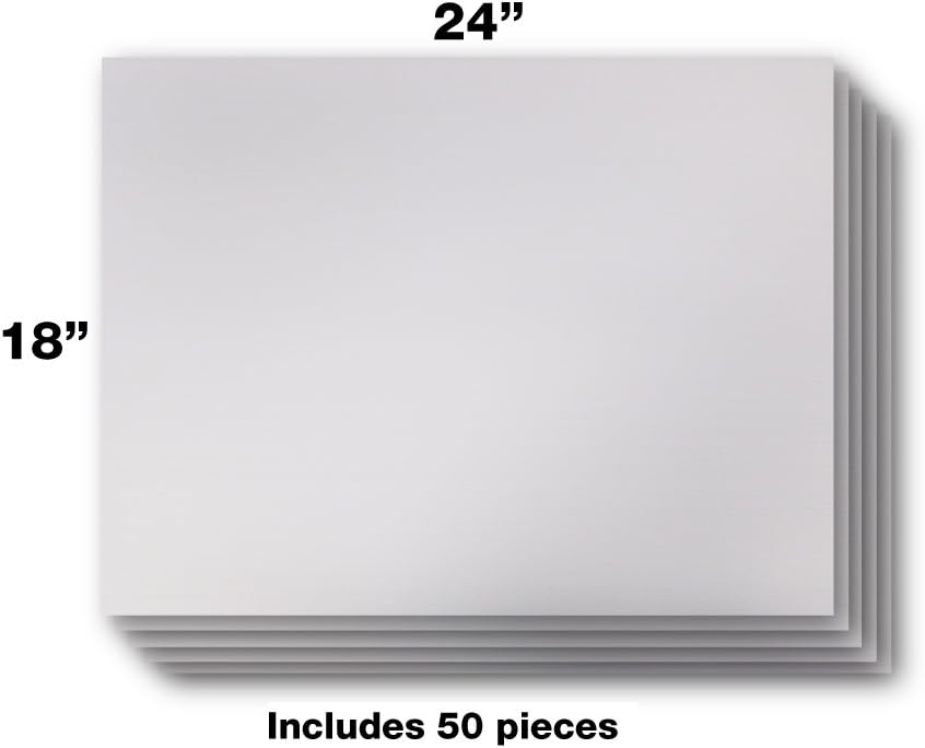 Blank Yard Signs 18x24 with h-Stakes, Box of 50 V928