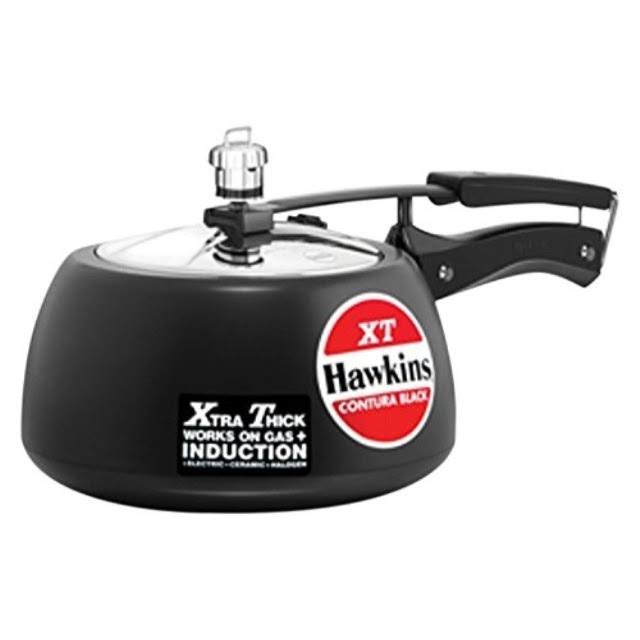 Black 5L Hard Anodized Pressure Cooker H863716
