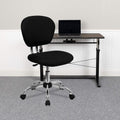 Purple Mid-Back Mesh Padded Swivel Task Office Chair D98712