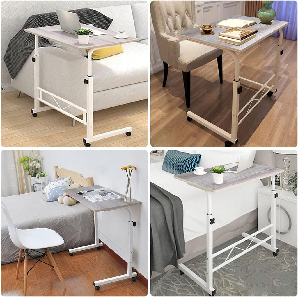 Adjustable Height Rolling Laptop Cart with Wheels B46257