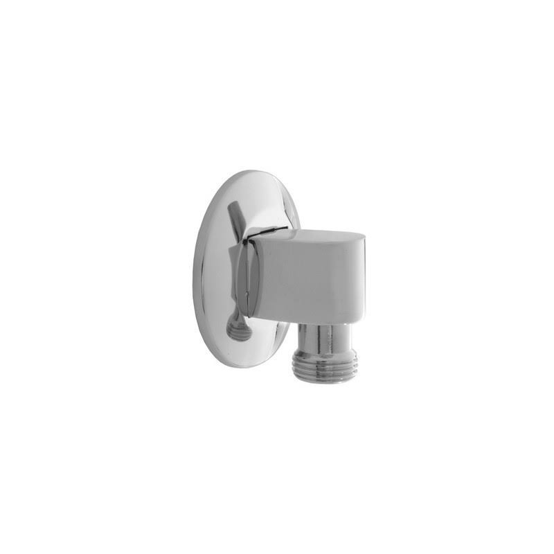 Satin Brass 90 Degree Water Supply Elbow with Escutcheon S959677