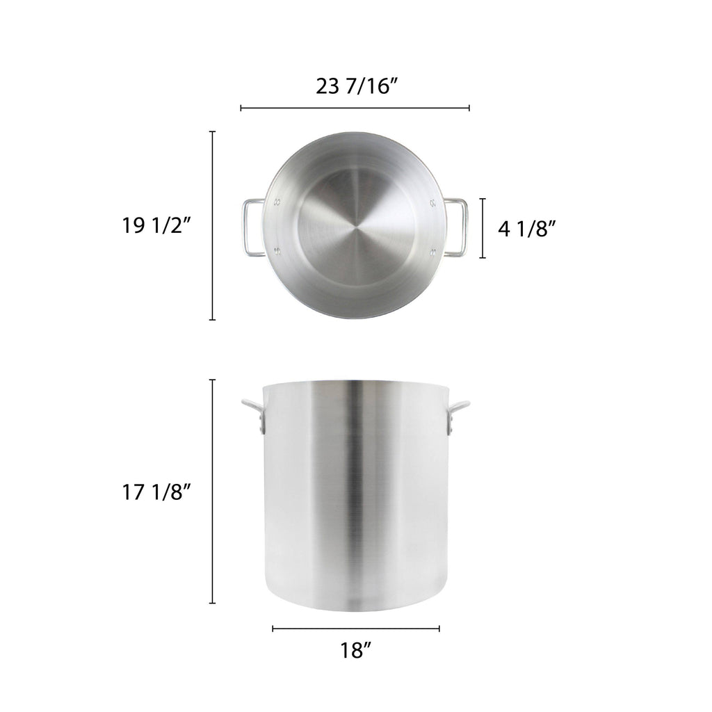 Aluminum Stock Pot 80 qt Y828036