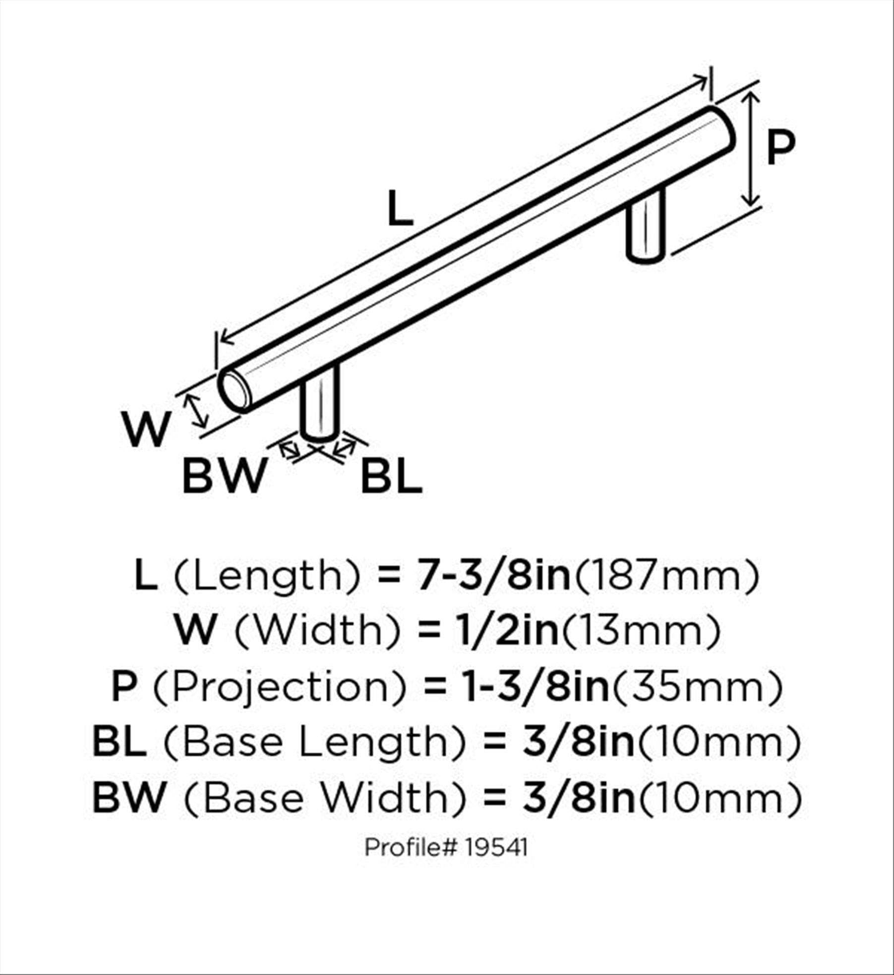 10 Pack Oil-Rubbed Bronze Cabinet Pull Q61371