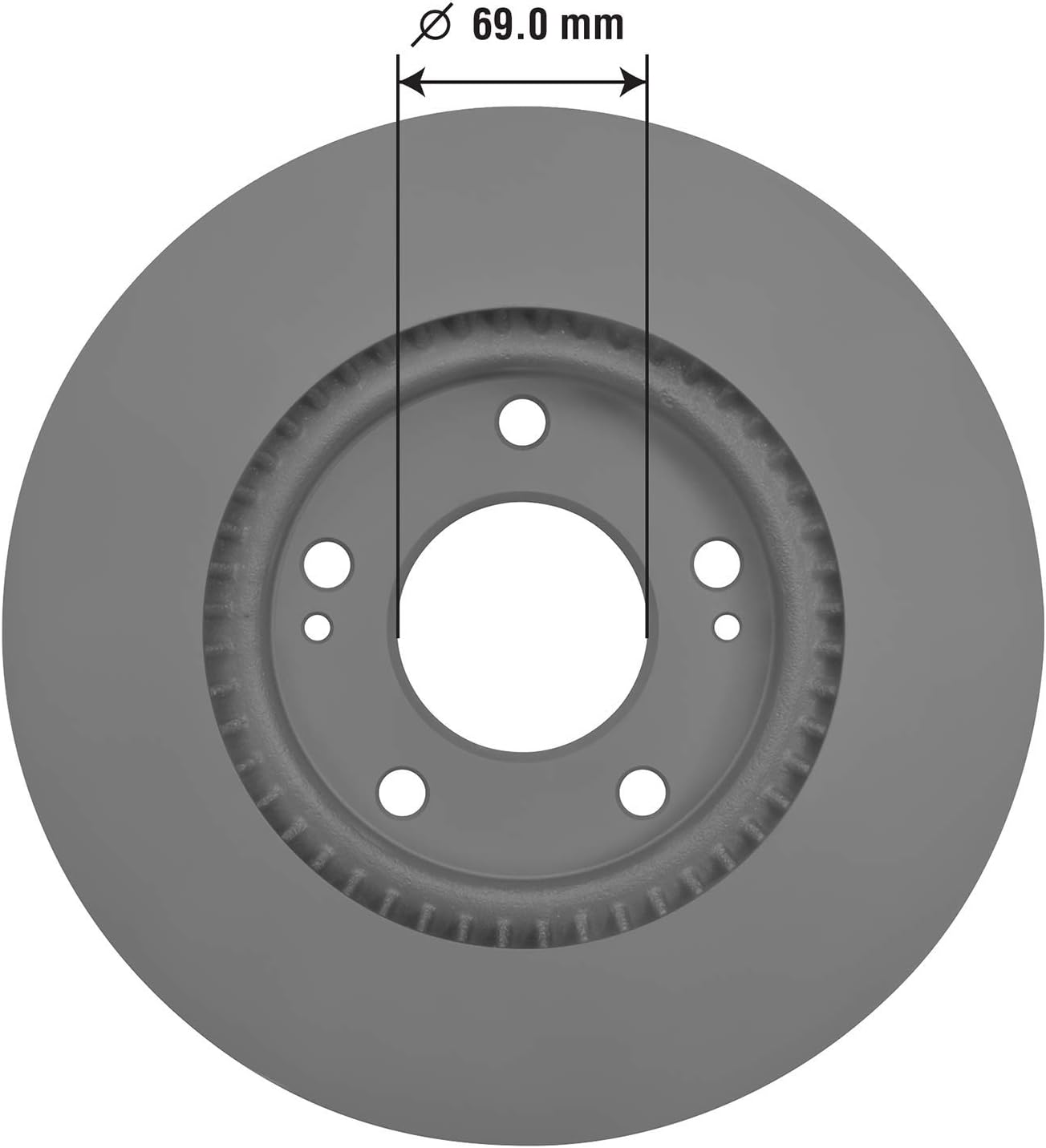 Pack of 2 Front Brake Rotor U43630