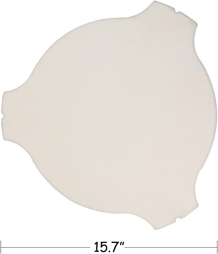 15 Round Ceramic Pizza Stone for Grill and Oven W599