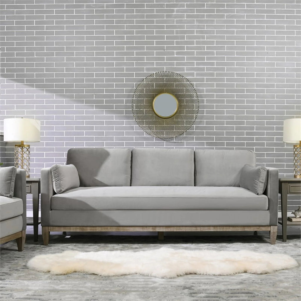 Modern Farmhouse Sofa Opal Gray J644191