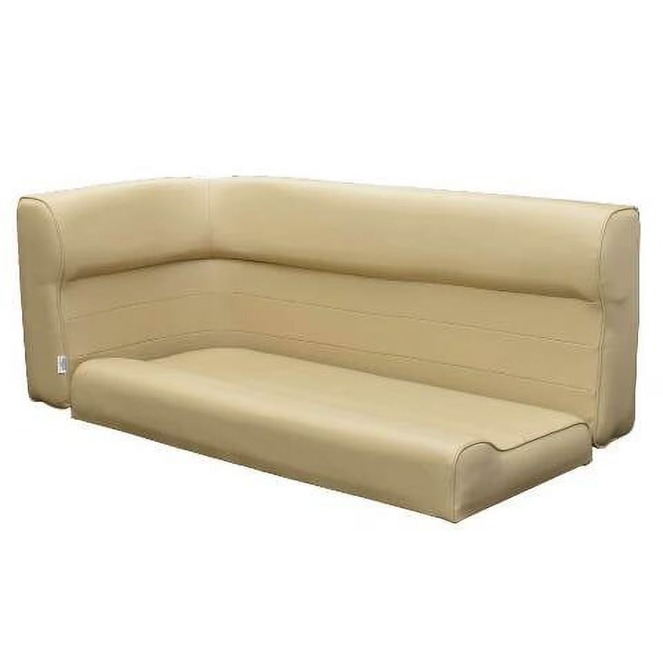 Beige Pontoon Boat Corner Couch Bench Seat L927
