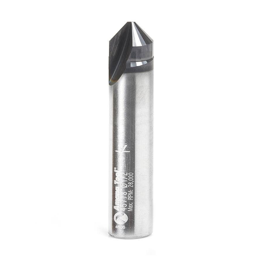 Carbide V-Groove 90 Deg. Folding 0.090 inch Tip Width x 3/8 x 1/2 D Q108828