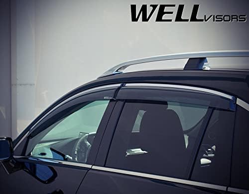 Chrome Trim Window Visors for Acura RDX Z235