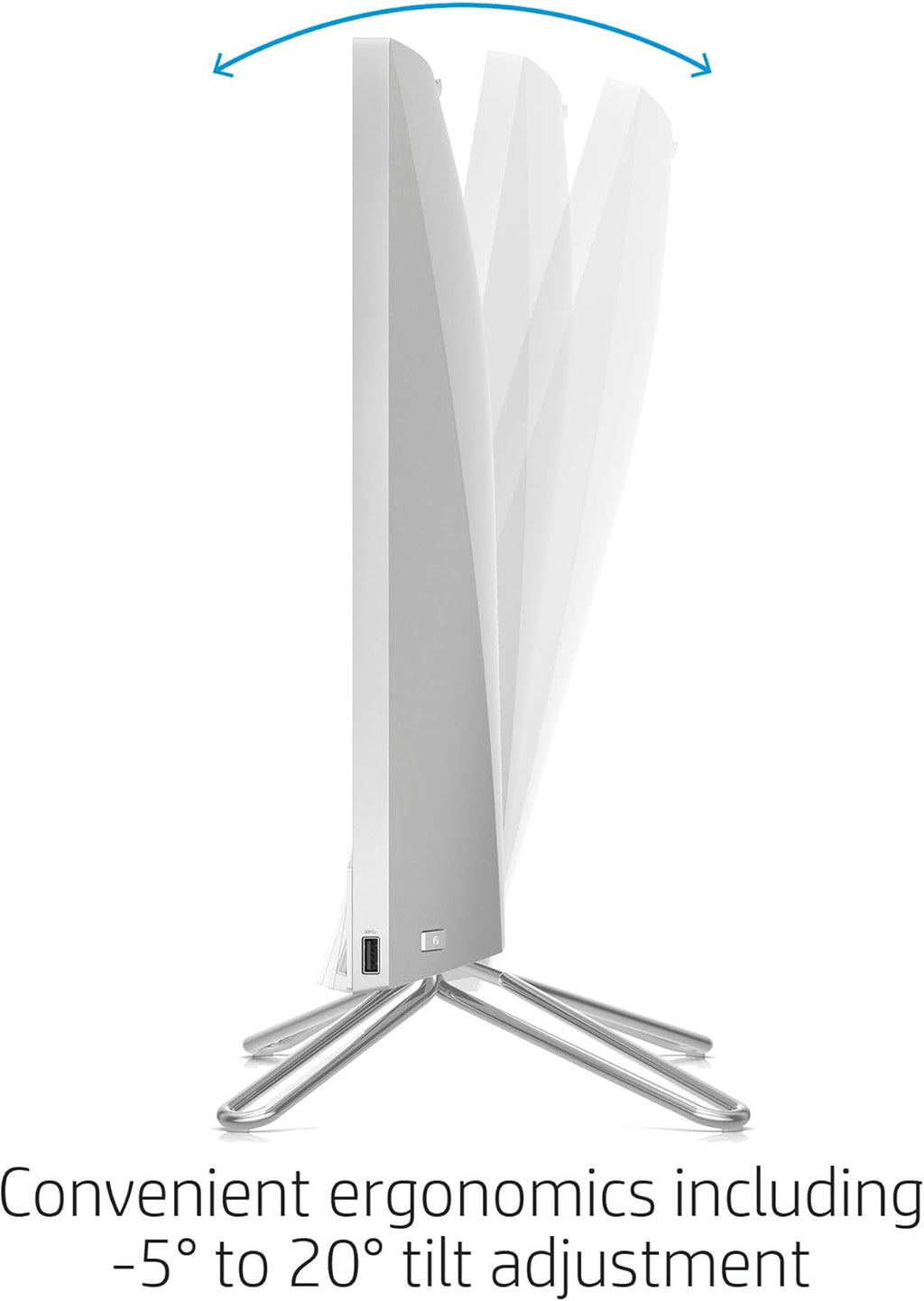 24-inch All-in-One Touchscreen Desktop Computer, AMD Ryzen 5 4500U Processor, 12 GB RAM, 512 GB SSD, Windows 10 Home, Silver X599