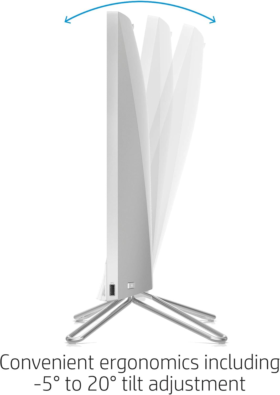 24-inch All-in-One Touchscreen Desktop Computer, AMD Ryzen 5 4500U Processor, 12 GB RAM, 512 GB SSD, Windows 10 Home, Silver X599