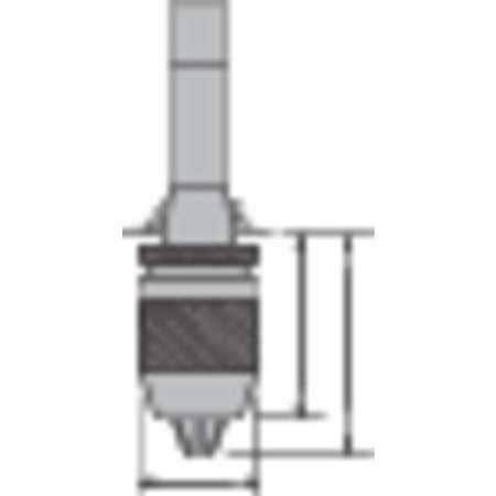 Keyless Drill Chuck 1/2x22 Cap, 3MT Mount Size A528