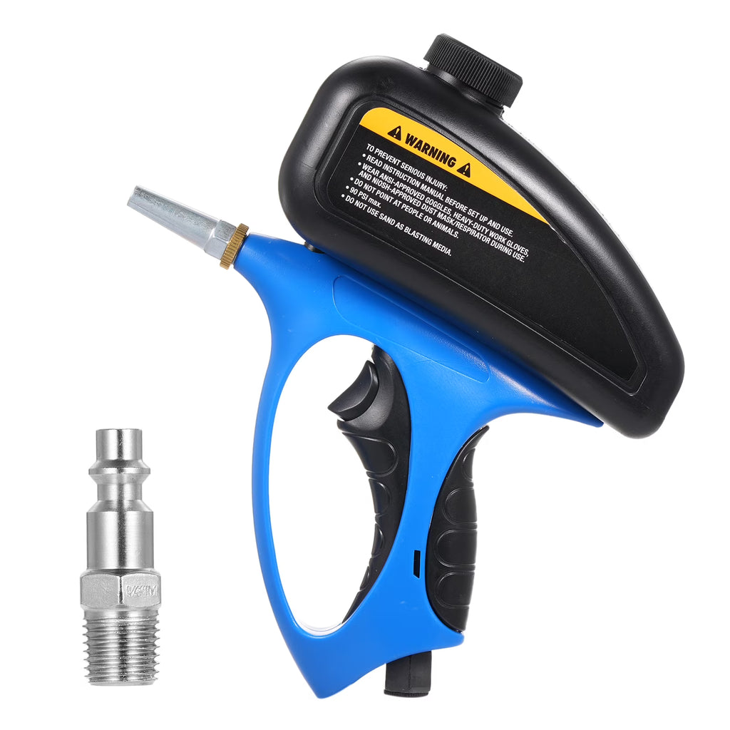 Sandblaster Handheld Pneumatic Sand Blast Machine Glass Tombstone Sprayer With Small Nozzle N178
