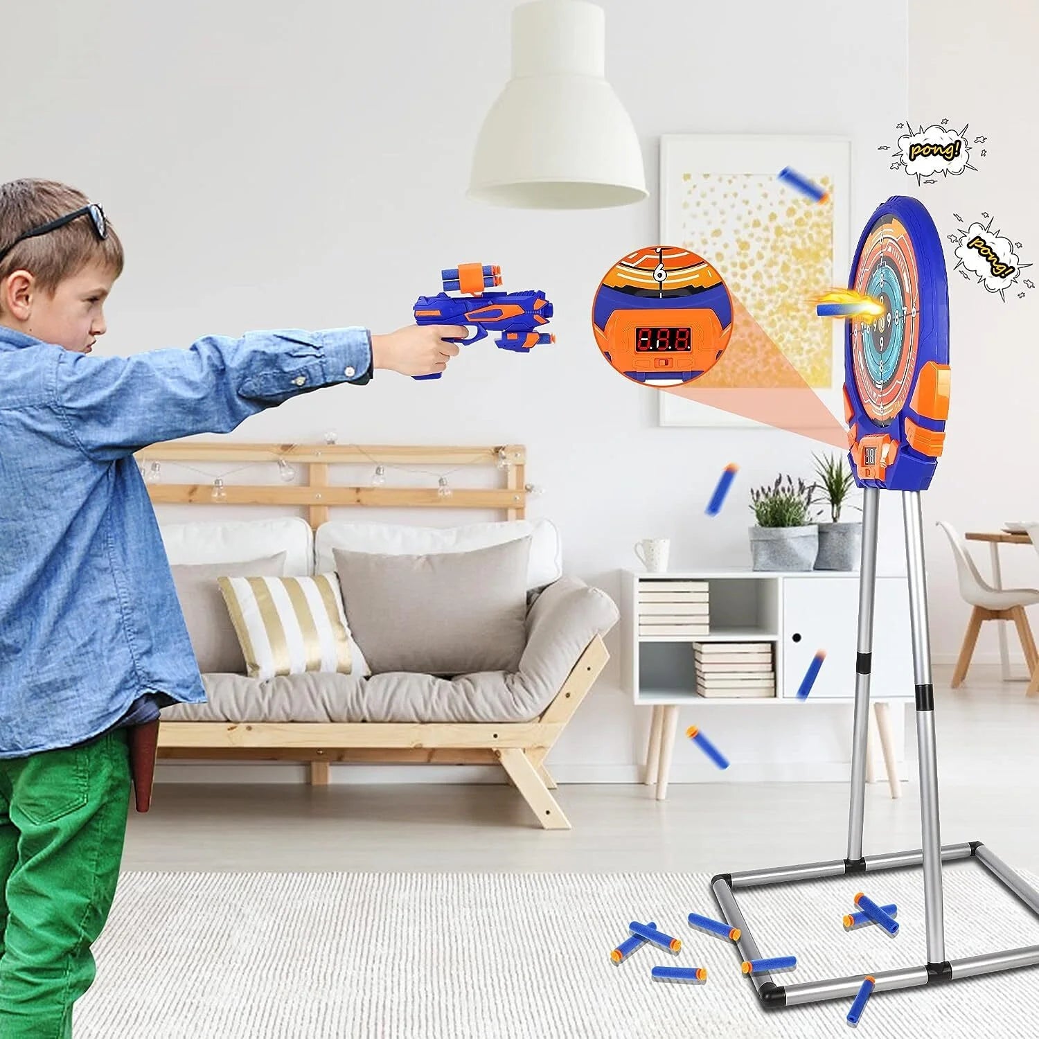 Electronic Gun Target with Automatic Reset Z9116