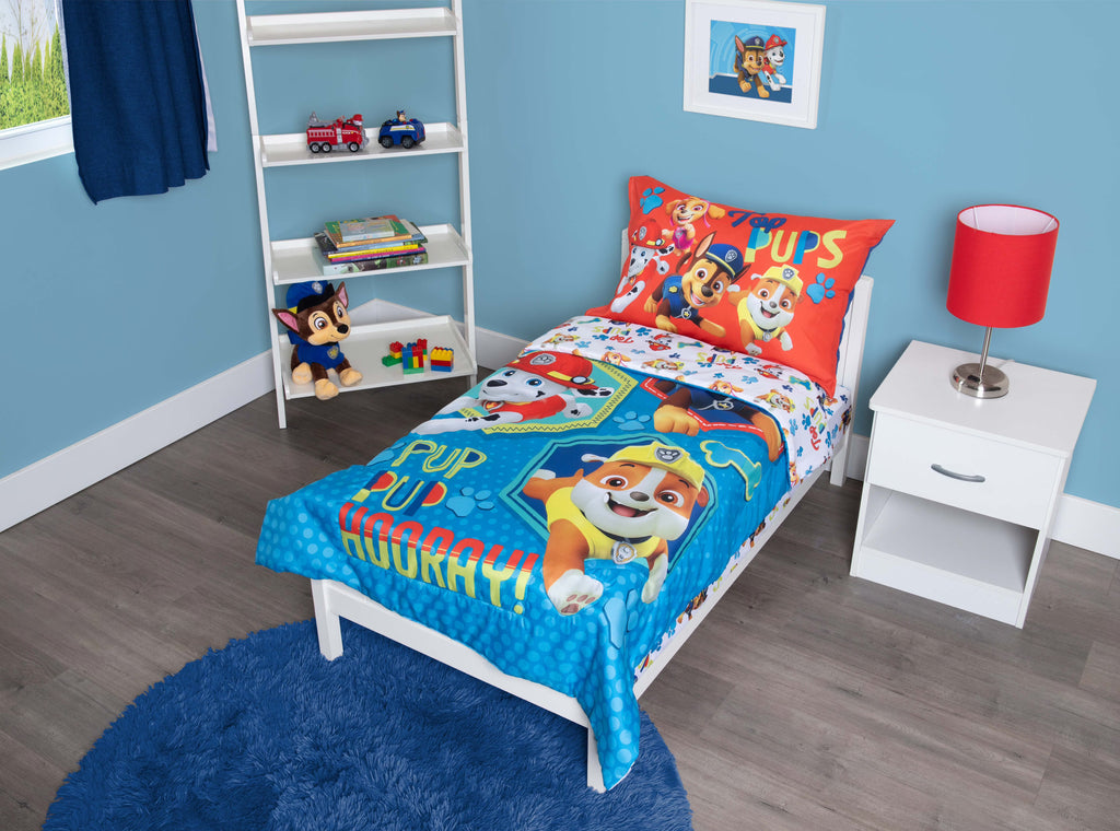 Blue 4-Piece Toddler Bedding Set B986672