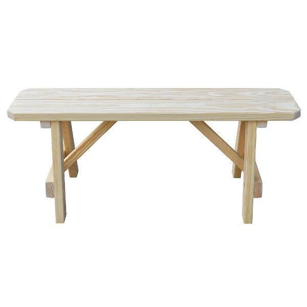 Yellow Pine Backless Bench D28654