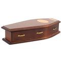 Mini Coffin Wood Doll House Furniture S1226