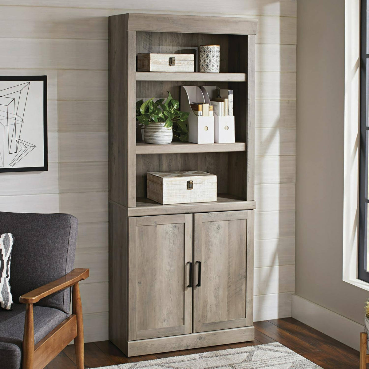 5 Shelf Bookcase with Doors K659822