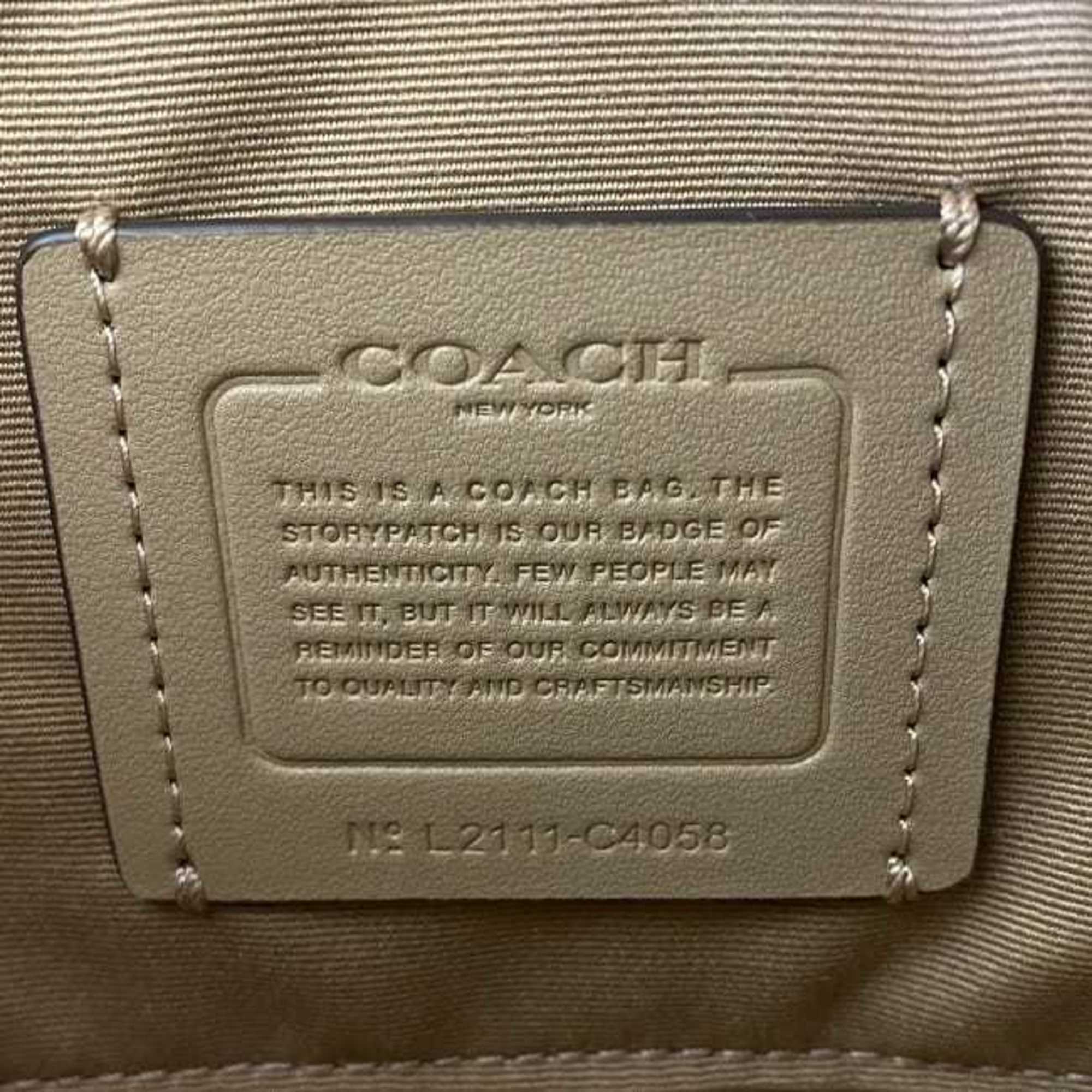 White Leather Shoulder Bag I257392