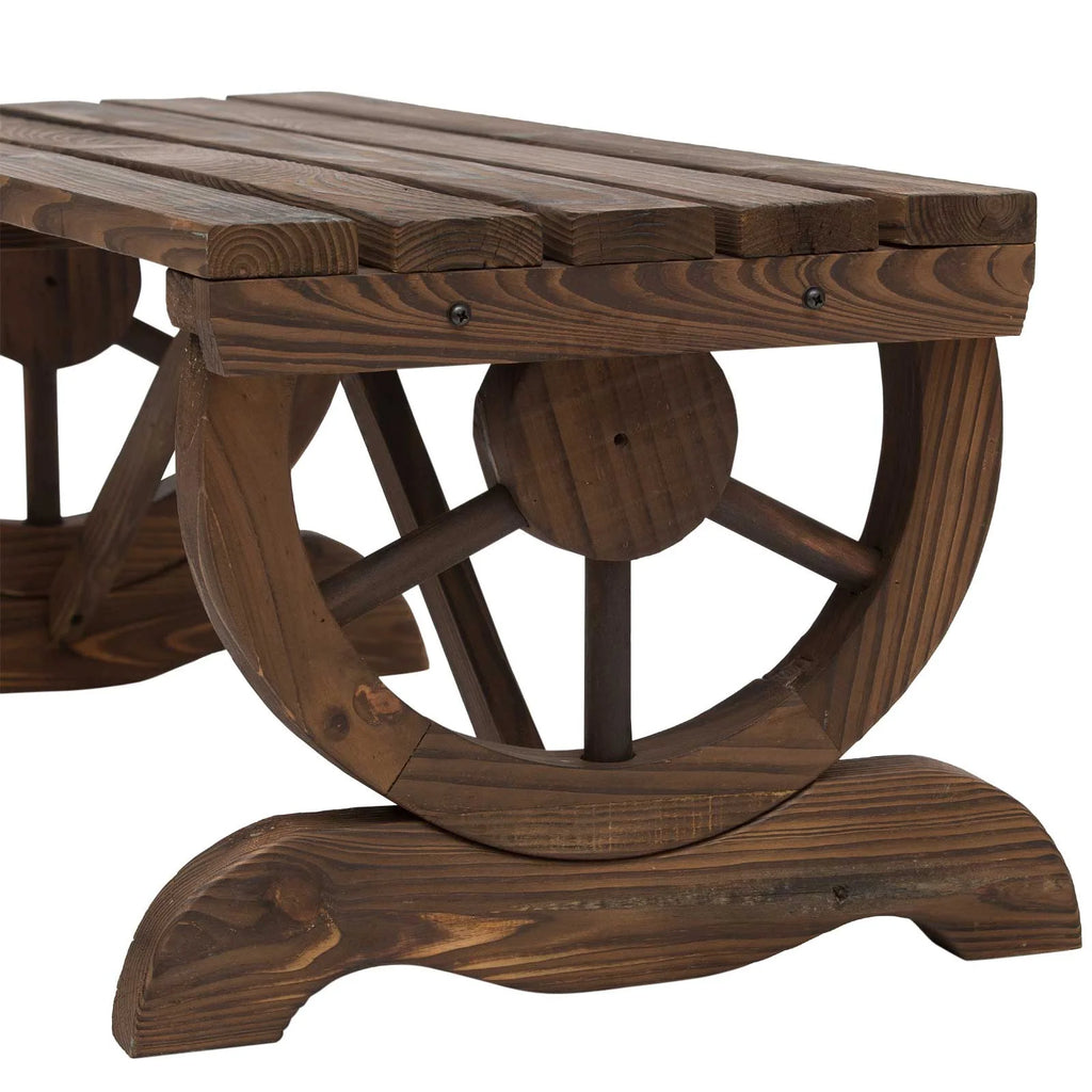 2-Person Wood Outdoor Garden Bench U60601