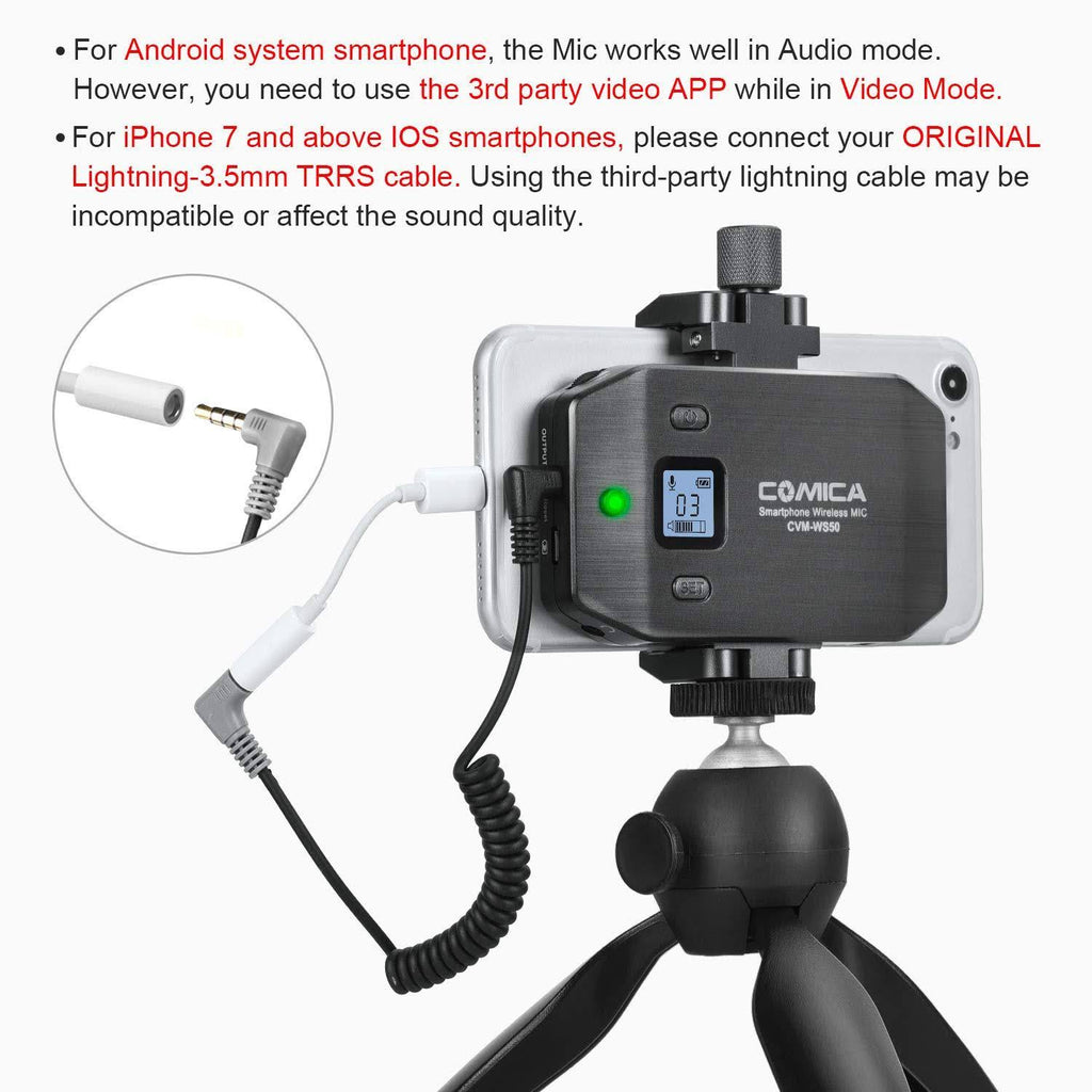 Wireless Smart Phone Lavalier Microphone System N5678
