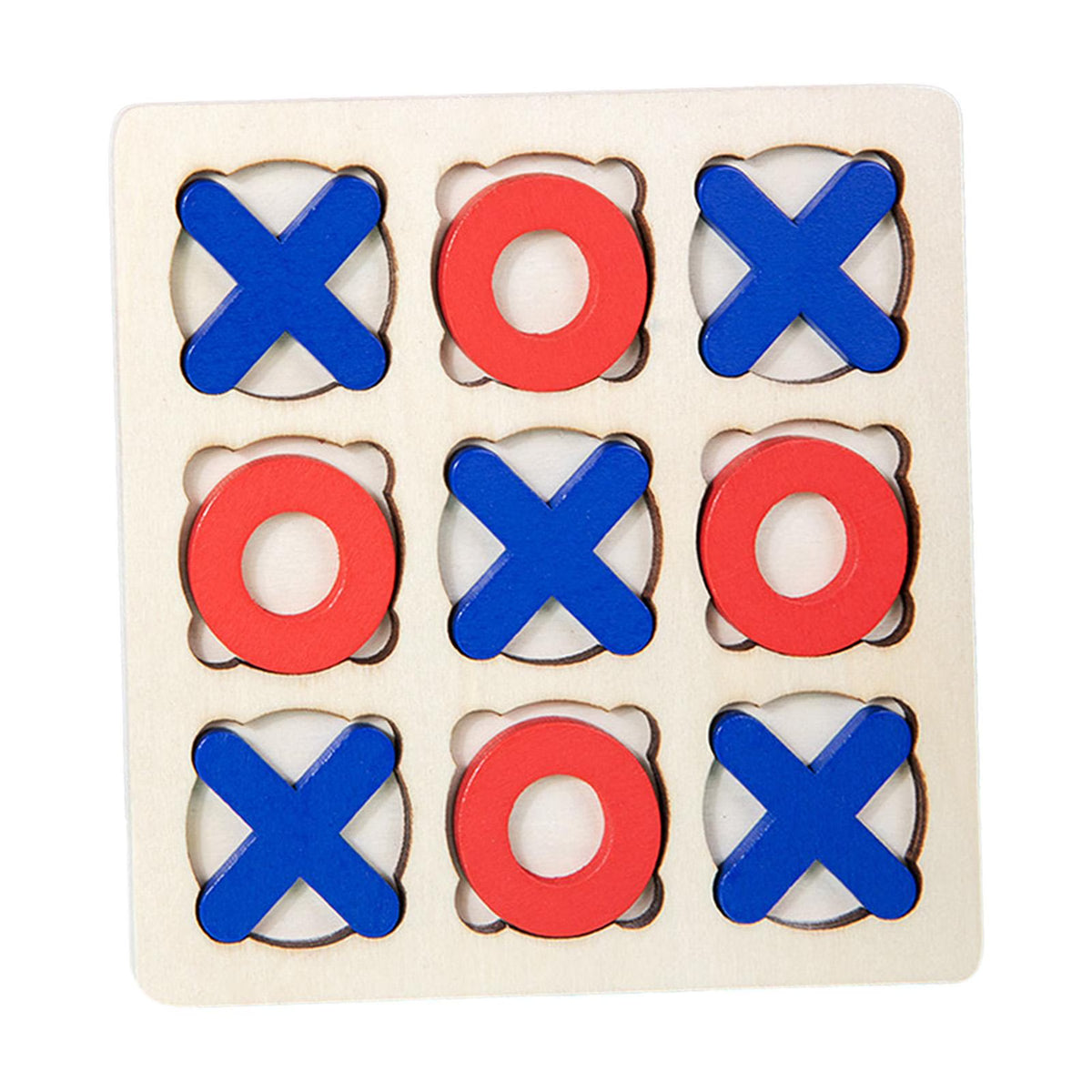 Tic Tac Toe Board Game 14.7x14.7cm Table Toy R7863