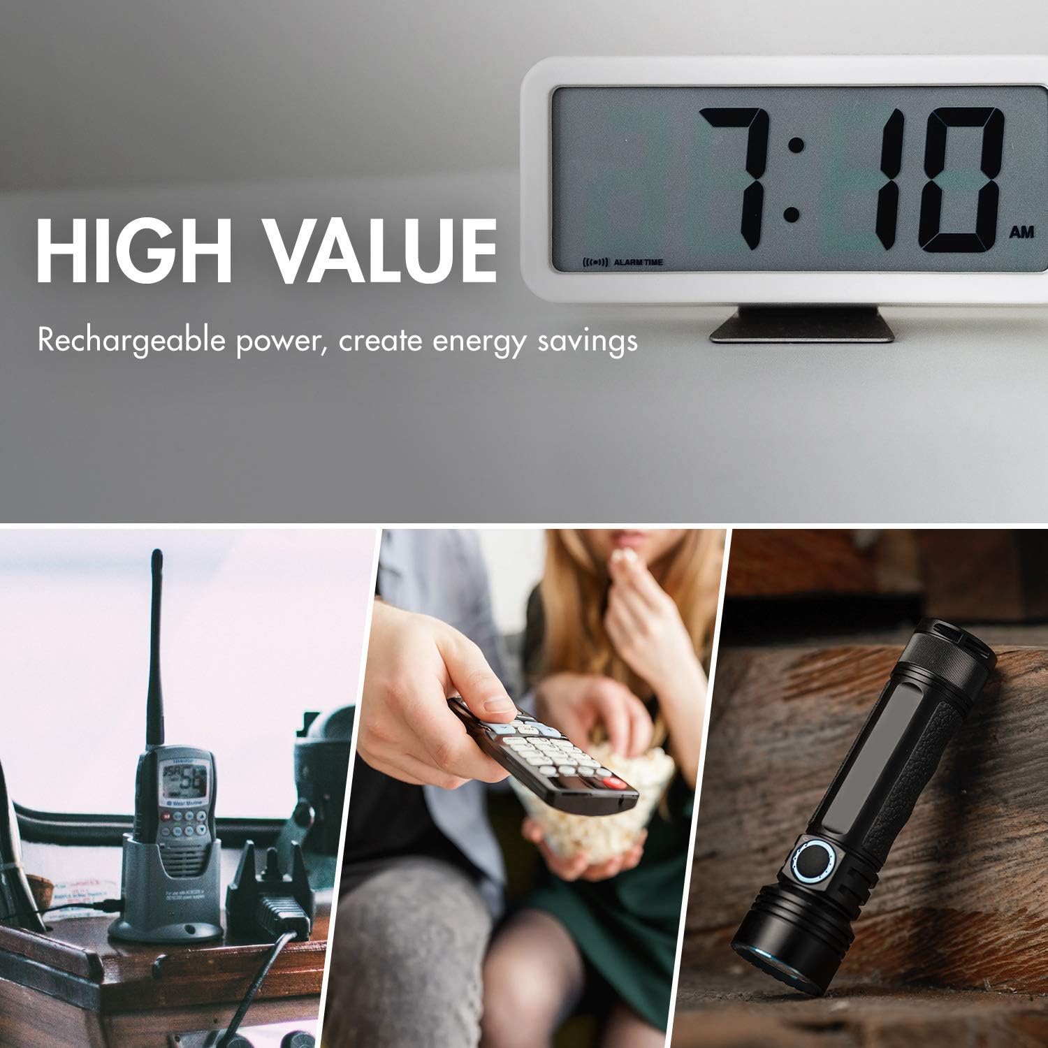 High Capacity NiMH Rechargeable 26-Cell Battery Package: 8AA/8AAA/4C/4D/2 9V B665
