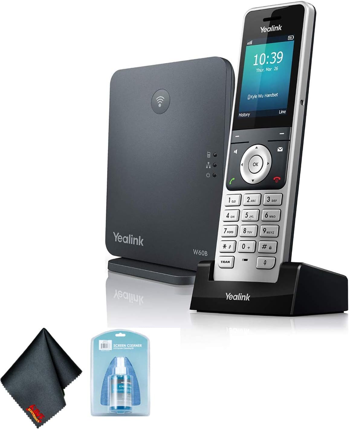 Wireless DECT IP Cordless Office Phone and Base Station W1892