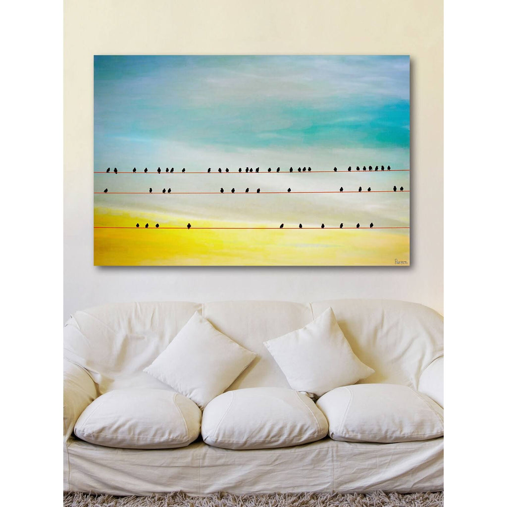 Birds Hangin Print on Canvas - 30 x 45 L355654