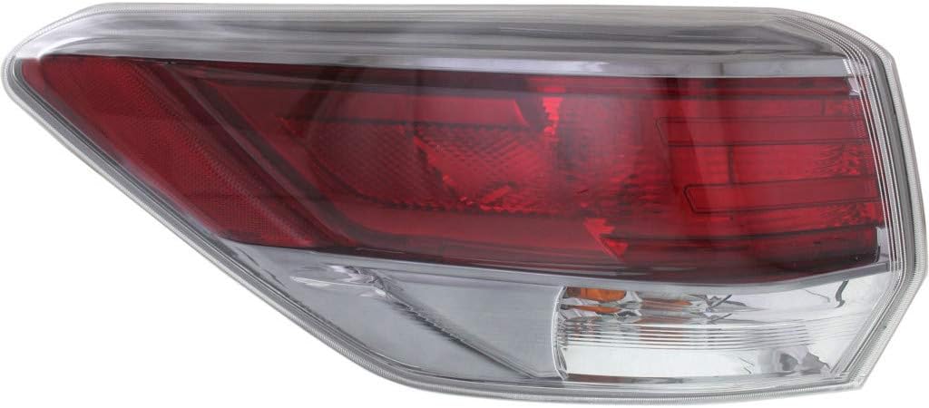 Tail Light Assembly for Toyota Highlander 2014 2015 2016 Passenger Side Hybrid Q318