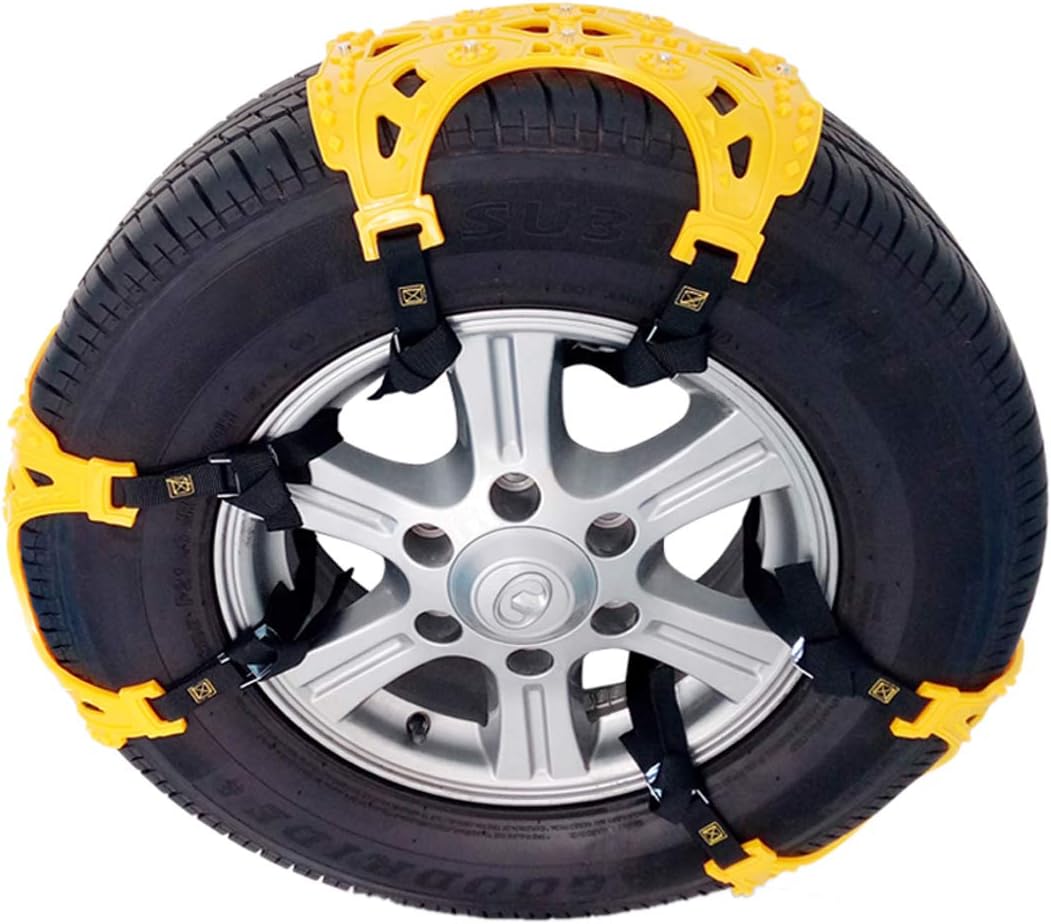 Universal Anti-Skid Tire Chains for Car, SUV, and Pick Up, Pack of 2 K742