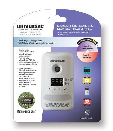Plug-In Carbon Monoxide and Natural Gas Alarm M106
