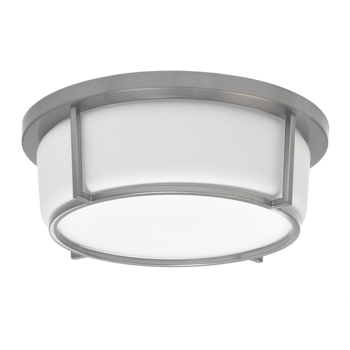 13x22 LED Flush Mount, Satin Chrome O812