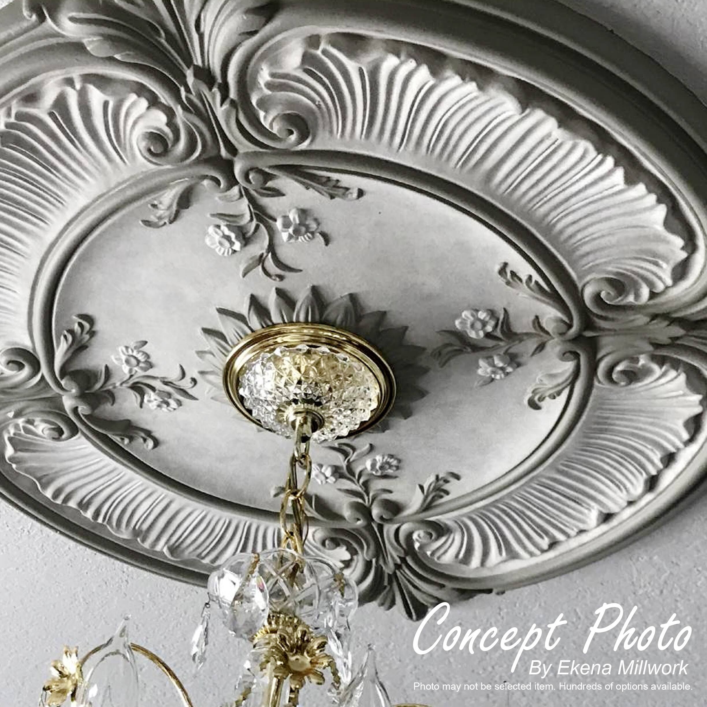 Polished Copper Ceiling Medallion X61770