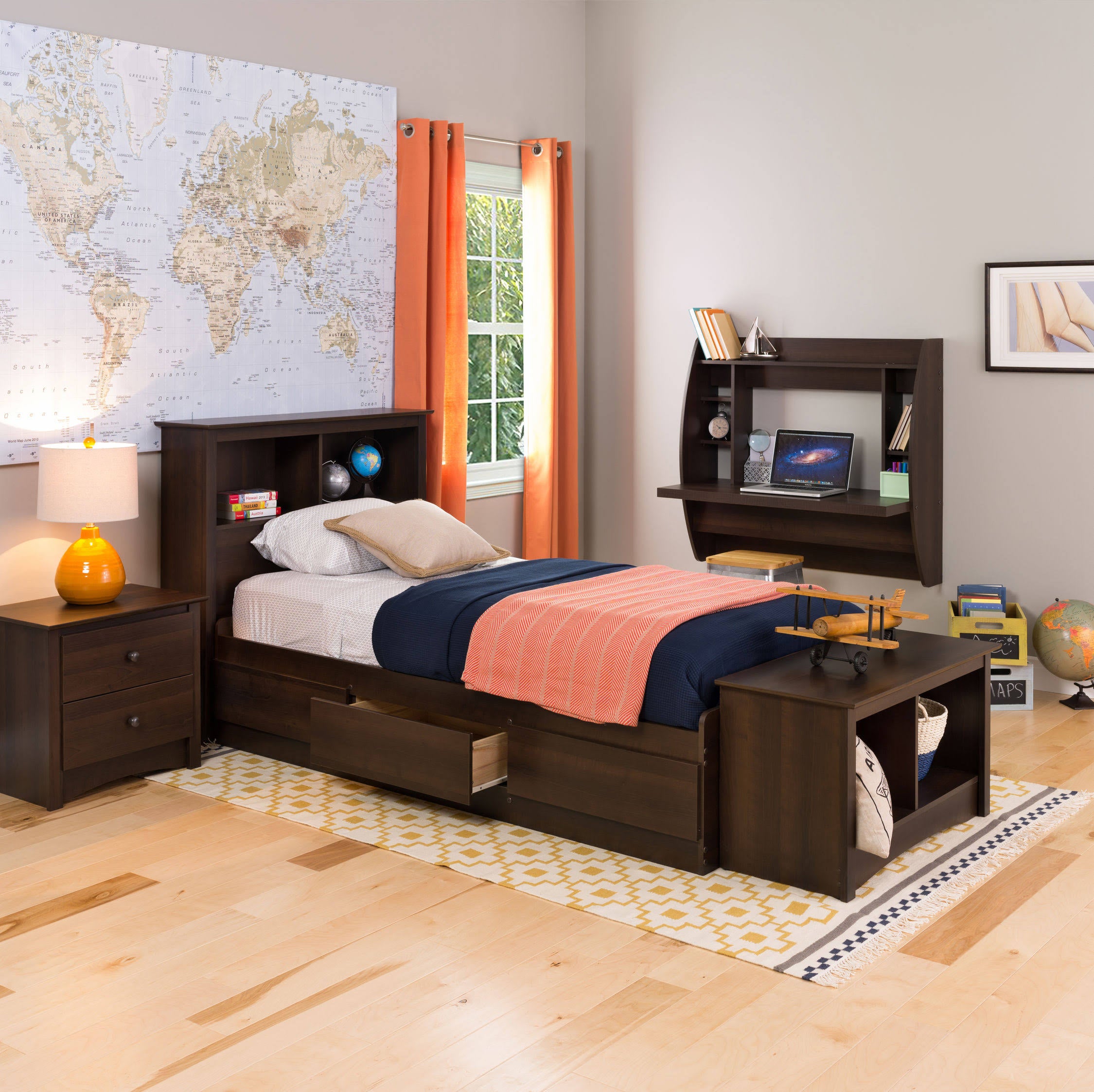 Twin Bookcase Headboard L597589