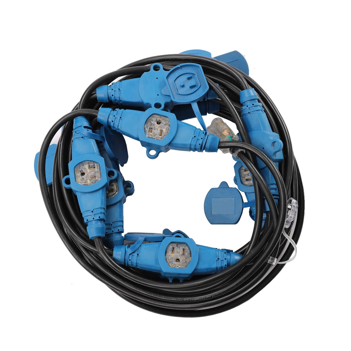 50FT Extension Power Cord with 7/10/11 Outlets Q449