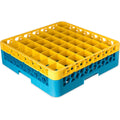 49 Compartments Dishwasher Glass Rack with 1 Color Coded Extender R532566