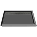 Corner Shower Pan with Double Threshold L350