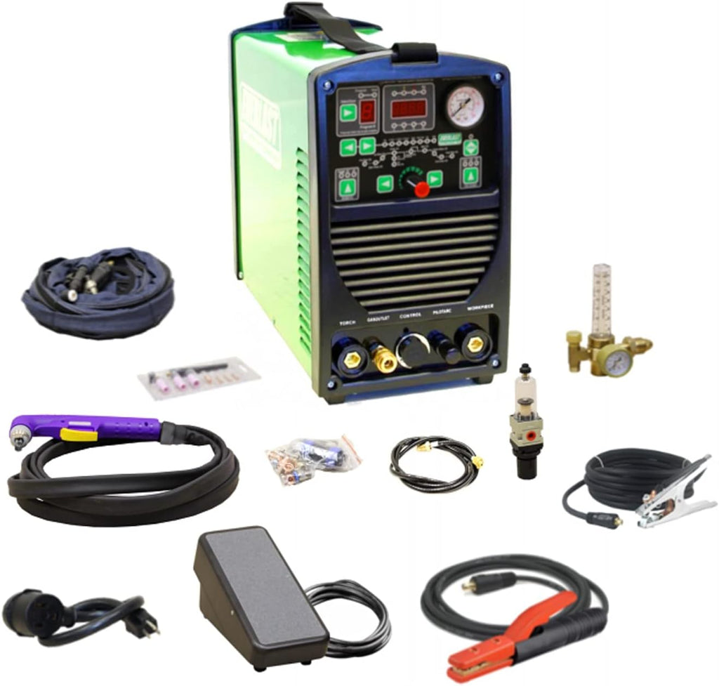 Multi Process Welder TIG Stick Pulse Plasma Cutter Dual Voltage 110v/220v D73411