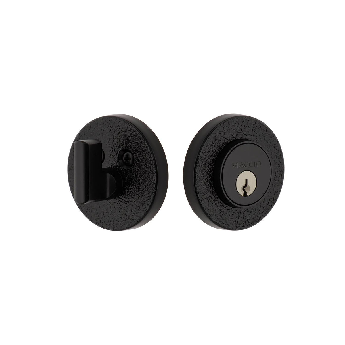 Satin Black Single Cylinder Deadbolt K438