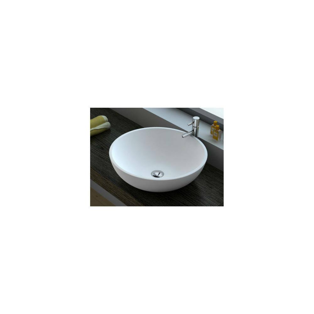 White Matt Vessel Sink V994599