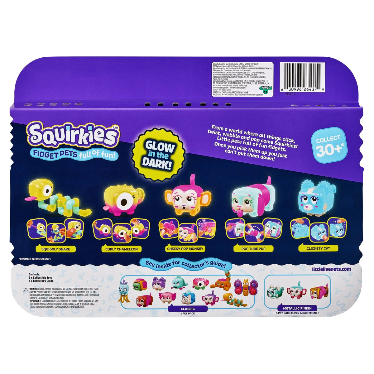 Squirkies 5 Pack Interactive Fidget Toys I283