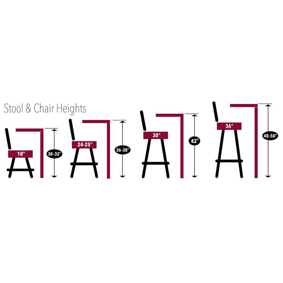 Ole& Miss Swivel Bar Stool B3644